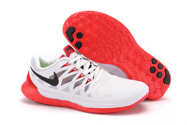 Nouveaux Libres 5.0 Femmes Plus Nike Blanc Orange